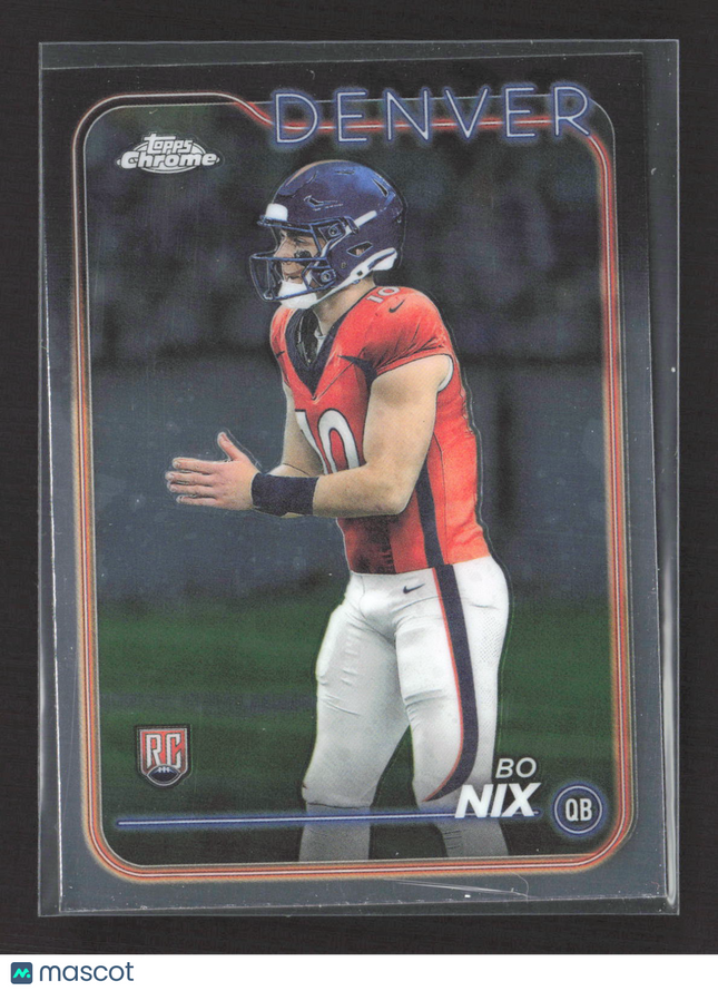 2024 Topps Chrome Bo Nix #206 RC