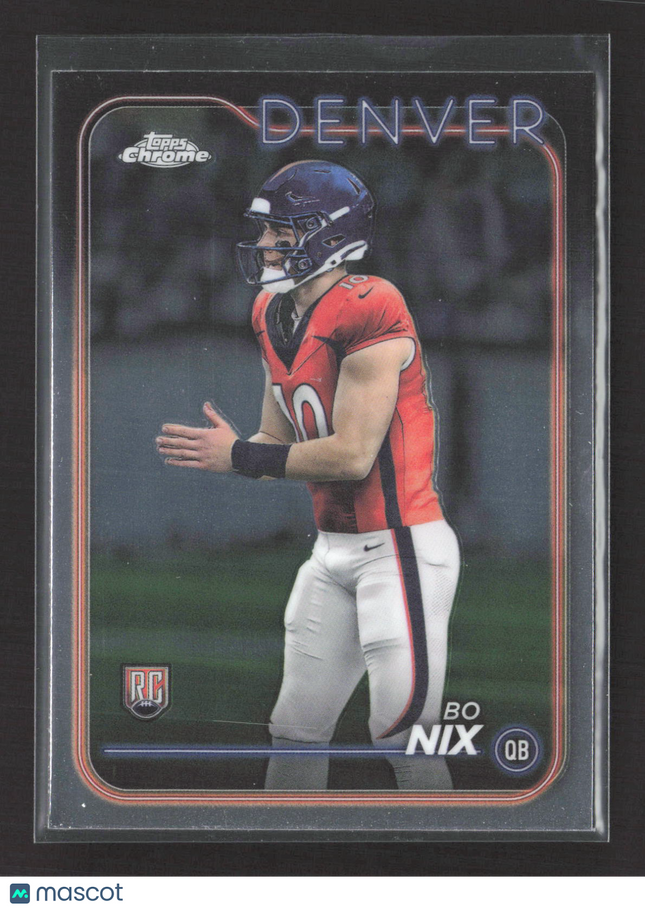 2024 Topps Chrome Bo Nix #206 RC