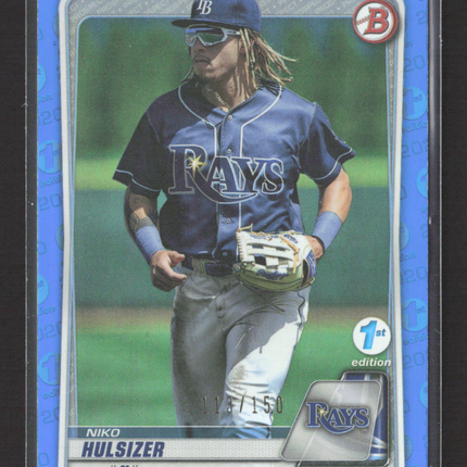 2020 Bowman Draft 1st Edition Niko Hulsizer #BD-1 Blue 113/150 1st Edition