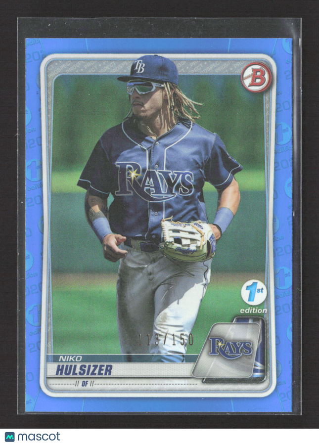2020 Bowman Draft 1st Edition Niko Hulsizer #BD-1 Blue 113/150 1st Edition