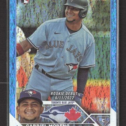2023 Topps Update Series Gabriel Moreno #US290 Blue Foil RC 701/999