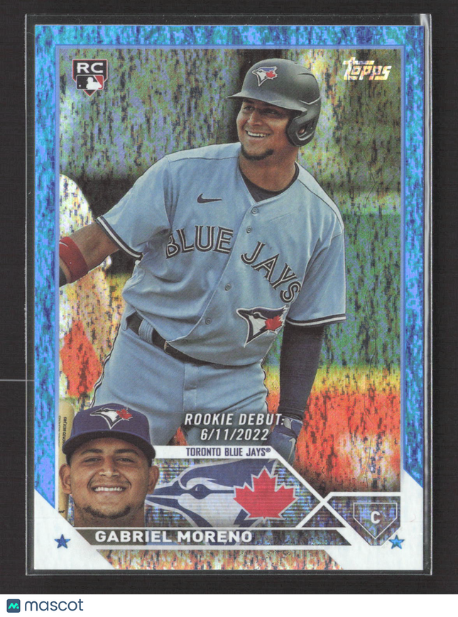 2023 Topps Update Series Gabriel Moreno #US290 Blue Foil RC 701/999