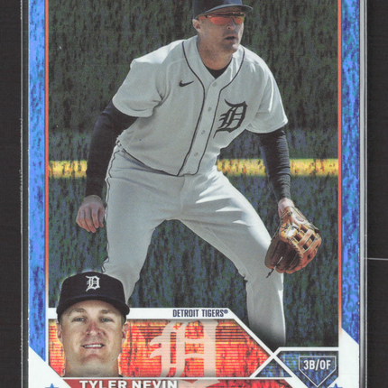 2023 Topps Update Series Tyler Nevin #US89 Blue Foil 827/999