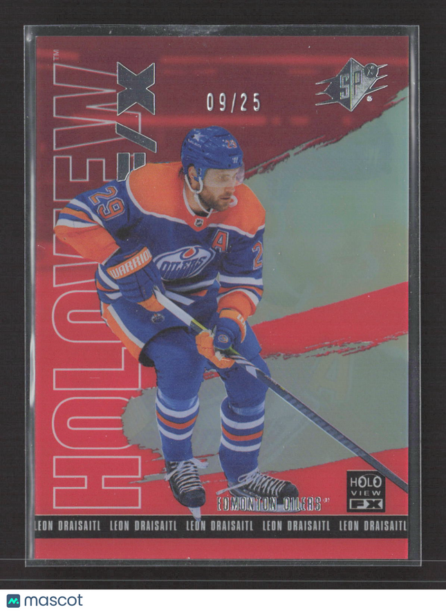 2025 Upper Deck SPx Holoview FX Leon Draisaitl #HV-15 Red 09/25
