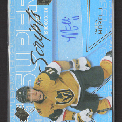 2025 Upper Deck SPx Super Scripts Mason Morelli #SSR-MM Auto