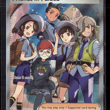Pokemon 2025 Prismatic Evolutions Friends In Paldea FA #137/131