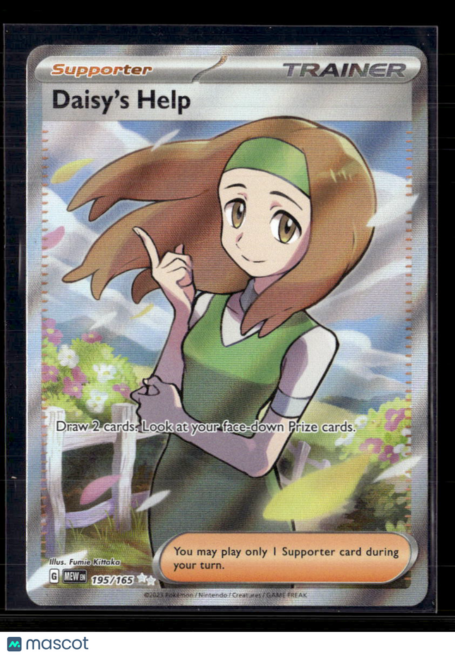 Pokemon 2023 Scarlet & Violet 151 Daisy's Help FA #195/165