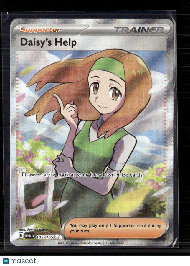 Pokemon 2023 Scarlet & Violet 151 Daisy's Help FA #195/165