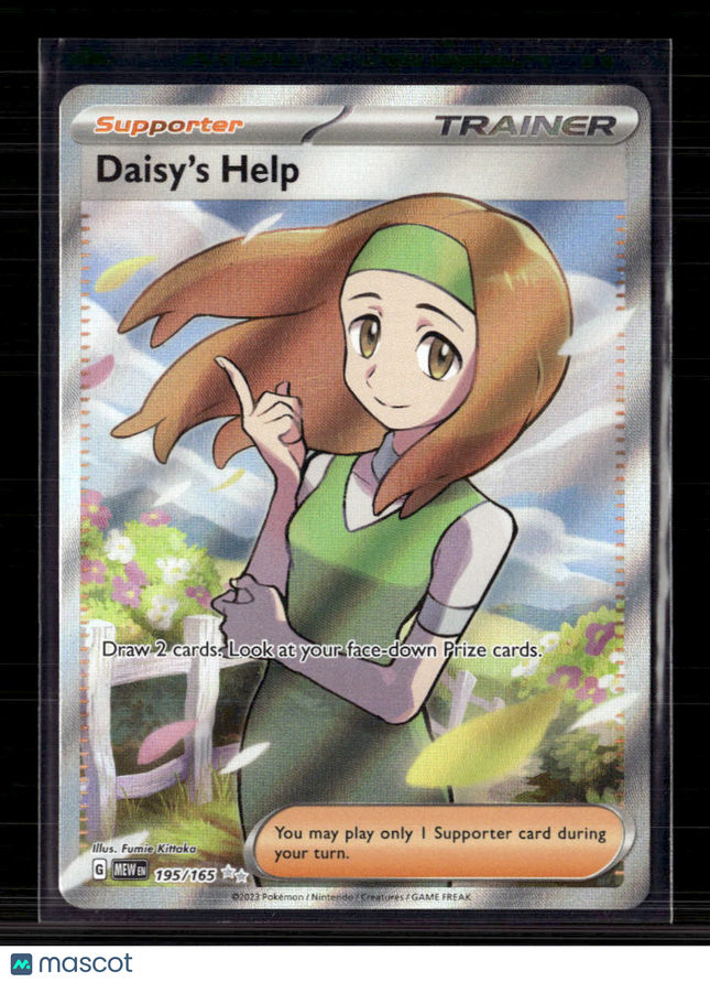Pokemon 2023 Scarlet & Violet 151 Daisy's Help FA #195/165