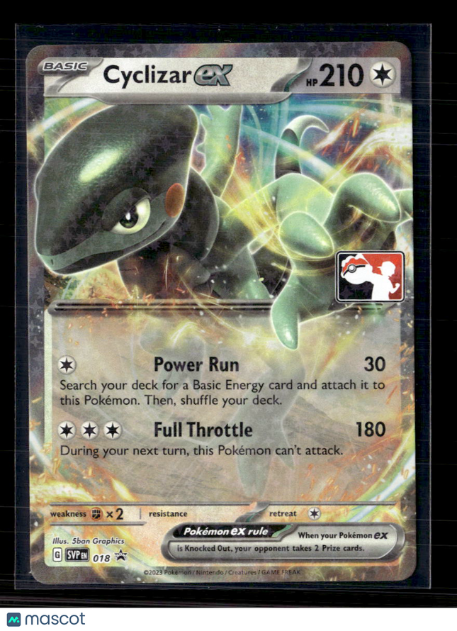 Pokemon 2023 Scarlet & Violet Cyclizar EX #SVP EN 018 Play