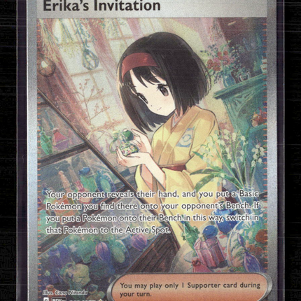 Pokemon 2023 Scarlet & Violet 151 Erika's Invitation FA SAR #203/165
