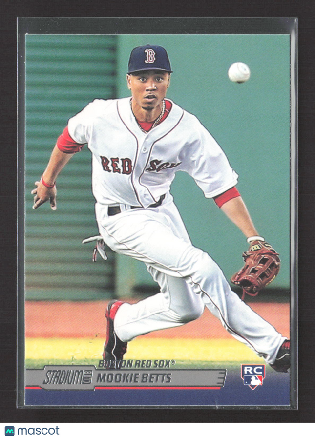 2014 Topps Stadium Club Mookie Betts #140 RC