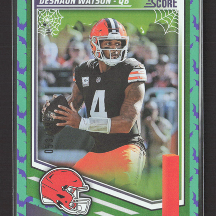 2025 Panini Score Football Deshaun Watson #224 Halloween /399
