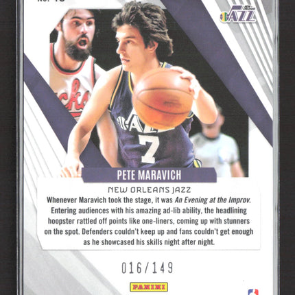 2024 Panini Phoenix Basketball Pete Maravich #45 Green 016/149