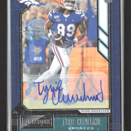 2020 Panini Playbook Tyrie Cleveland #199 RC Auto