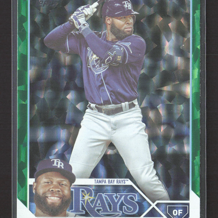 2023 Topps Series One Manuel Margot #204 Green Foilboard 421/499