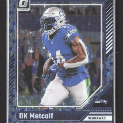 2024 Panini Donruss Optic Prizm DK Metcalf #181 Blue Stars