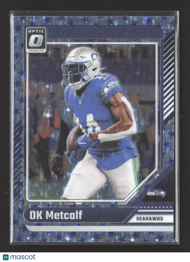 2024 Panini Donruss Optic Prizm DK Metcalf #181 Blue Stars