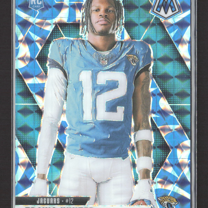 2025 Panini Mosaic Football Travis Hunter #279 Blue Reactive RC