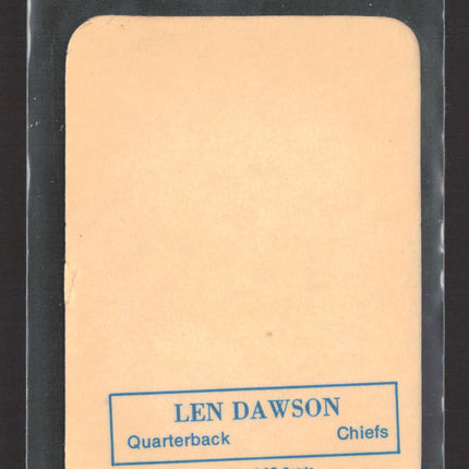 1969 Topps Football Stamps Len Dawson #27
