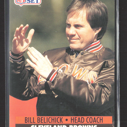 1991 Pro Set Bill Belichick #126 Rc