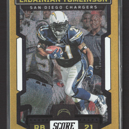 2023 Panini Score Football LaDainian Tomlinson #151 Gold /210