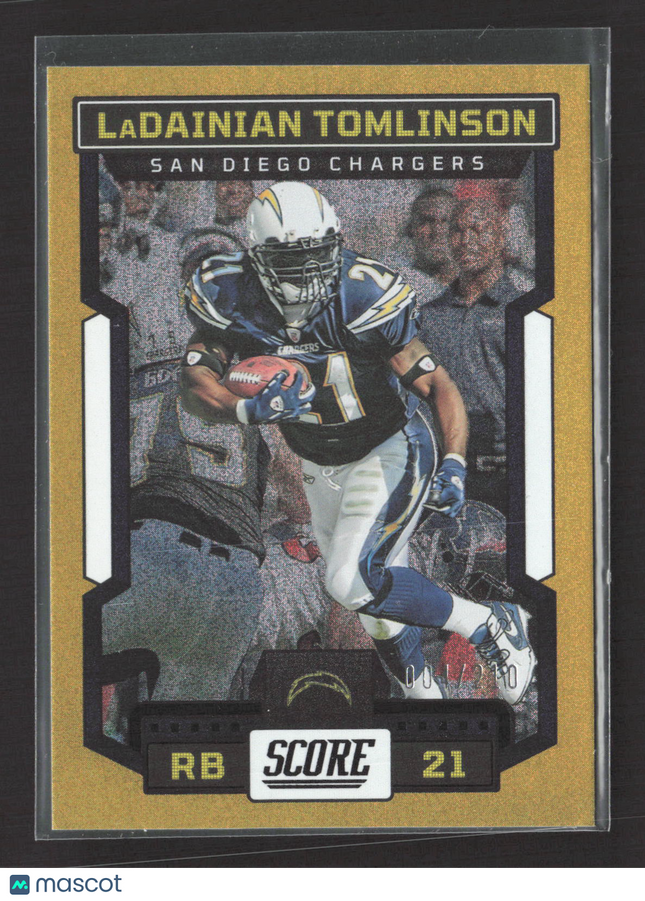 2023 Panini Score Football LaDainian Tomlinson #151 Gold /210
