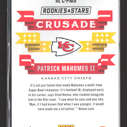 2024 Panini Rookies & Stars Crusade Patrick Mahomes II #C-PMS Silver