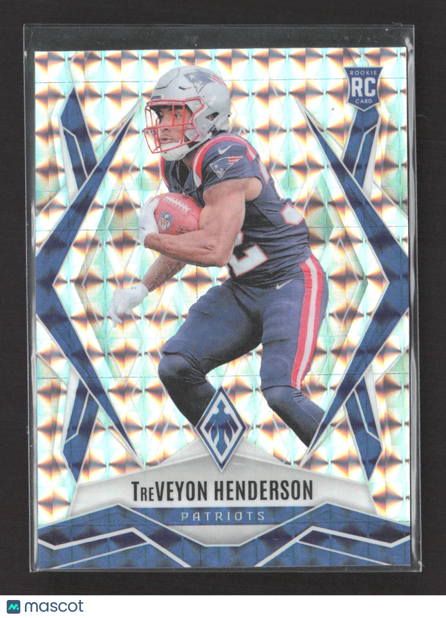 2025 Panini Phoenix Football TreVeyon Henderson #187 RC Silver