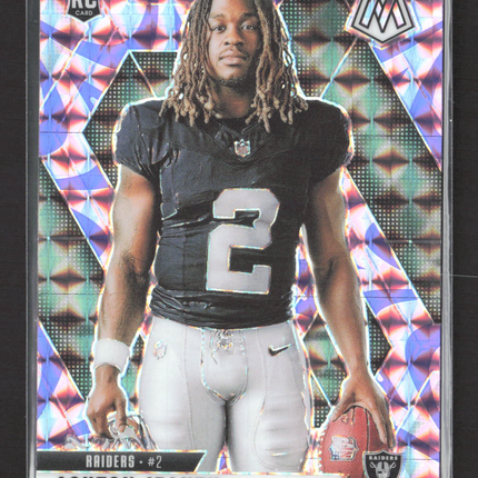 2025 Panini Mosaic Prizm Ashton Jeanty #287 RC Purple Reactive