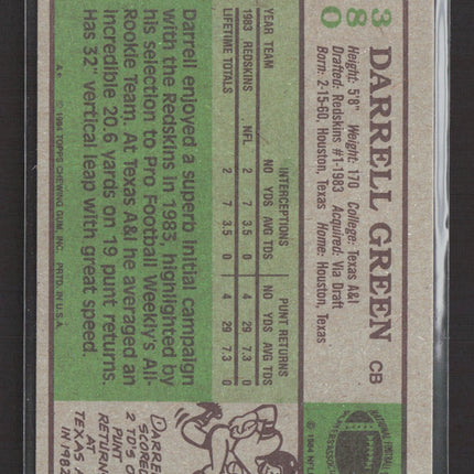 1984 Topps Darrell Green #380