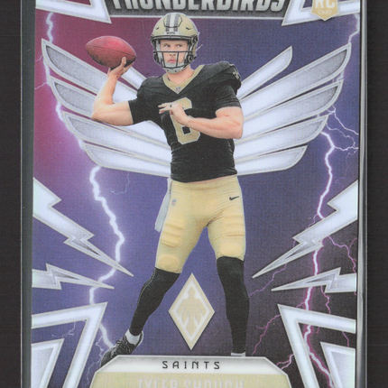 2025 Panini Phoenix Football Thunderbirds Tyler Shough #37 RC Silver