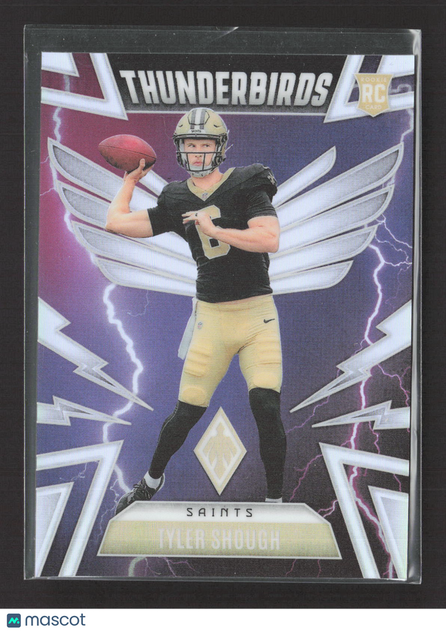 2025 Panini Phoenix Football Thunderbirds Tyler Shough #37 RC Silver
