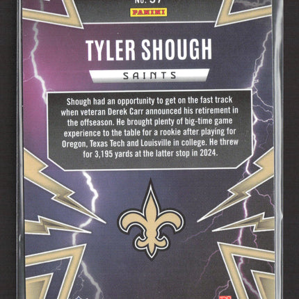 2025 Panini Phoenix Football Thunderbirds Tyler Shough #37 RC Silver