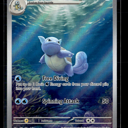 Pokemon 2023 Scarlet & Violet 151 Wartortle #171/165