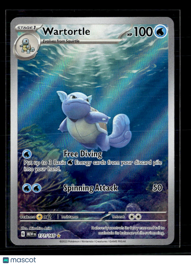 Pokemon 2023 Scarlet & Violet 151 Wartortle #171/165