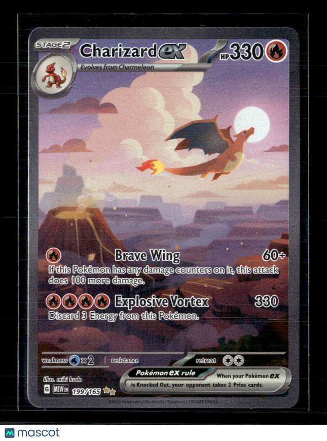 Pokemon 2023 Scarlet & Violet 151 Charizard EX SAR #199/165