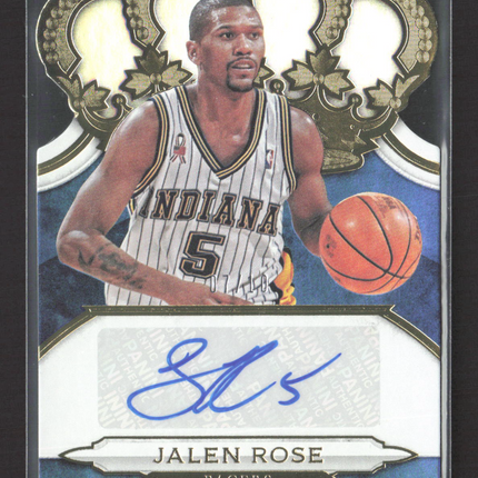 2019 Panini Crown Royale Jalen Rose #CA-JRS Gold Auto /10