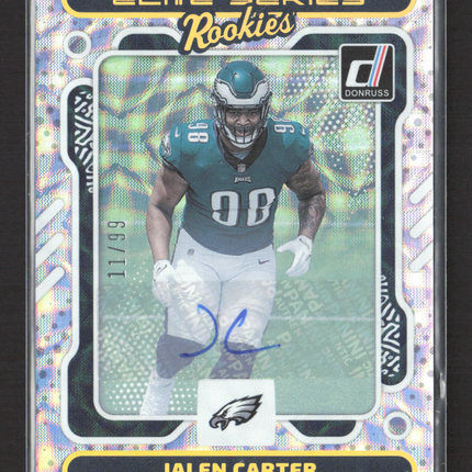 2023 Panini Donruss Elite Series Rookies Jalen Carter #5 Holo 11/99