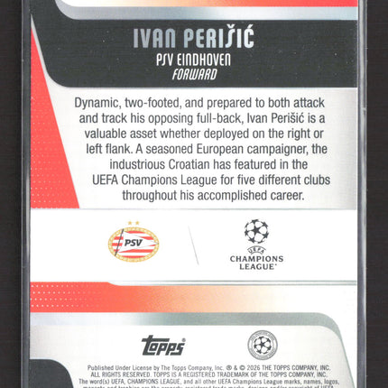 2026 Topps UEFA Champions League Ivan Perišić #139 Refractor 58/75