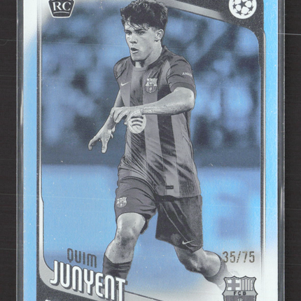 2026 Topps UEFA Champions League Quim Junyent #93 Blue RC 35/75
