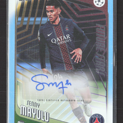 2026 Topps UEFA Club Competitions Future Stars Autograph Senny Mayulu #FSA-SM