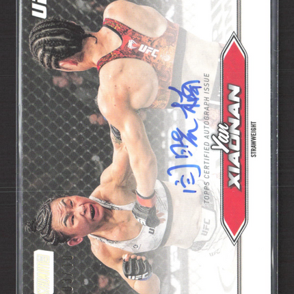 2025 Topps Stadium Club UFC Yan Xiaonan #BCA-YXN