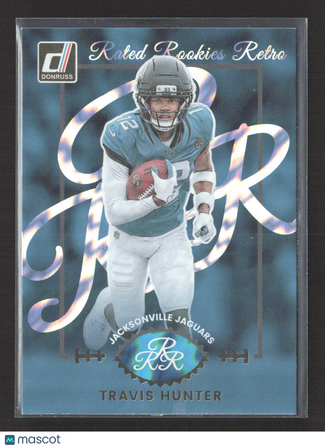 2025 Panini Donruss Football Rated Rookies Retro Travis Hunter #4