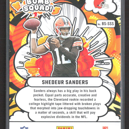 2025 Panini Donruss Football Bomb Squad Shedeur Sanders #BS-SSS