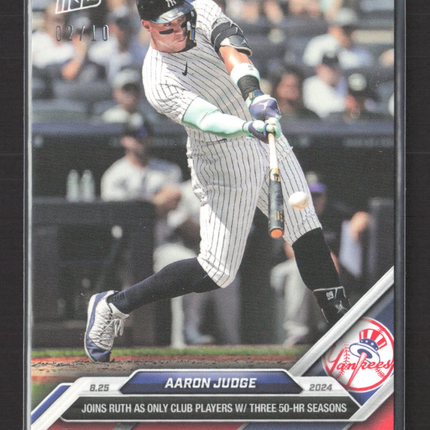 2024 Topps Now Aaron Judge #594 02/10 Red