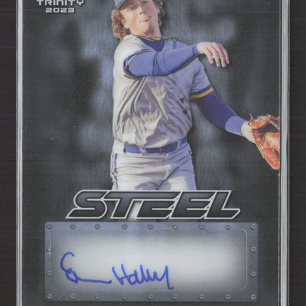 2023 Leaf Trinity Steel Ethan Holliday #S-EH1 4/5 Auto