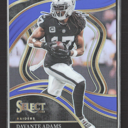 2024 Panini Select Prizm Davante Adams #279 Blue Club Level 50/99