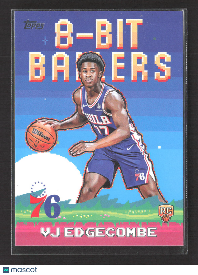 2025 Topps 8-Bit Ballers VJ Edgecombe #8B-33 RC