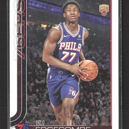 2025 Topps Flagship VJ Edgecombe #203 RC